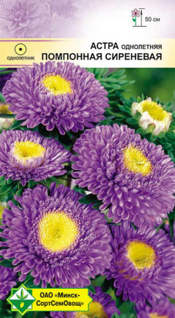 Астра Помпонная Сиреневая 0.3г