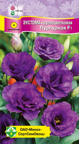 Эустома крупноцветковая Пурпурная F1 5шт