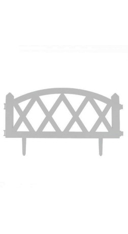 Забор декоративный Modern 50013 5шт длина 3м белый